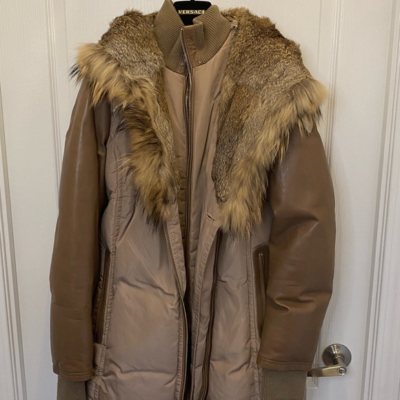 Rudsak winter jacket - warm down + leather sleeves - Picture 2 of 10